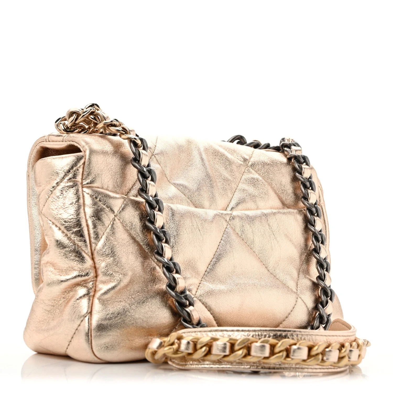 Shiny Medium Chanel 19 Flap 3