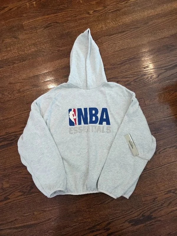 Essentials NBA Hoodie Light Heather Size: L — streetwear — resale