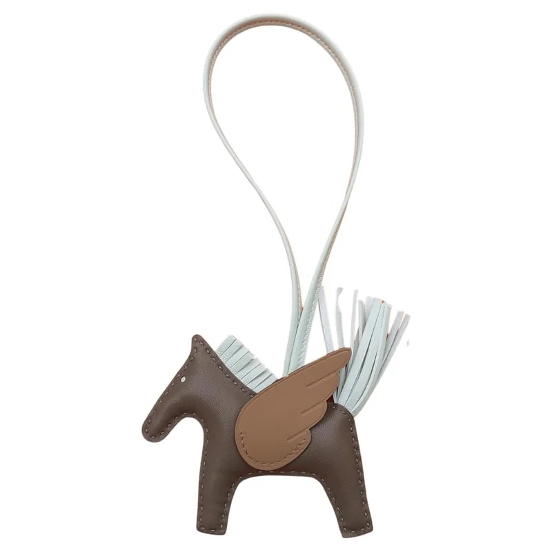 Hermès Rodeo Pegase Charm Horse Etoupe Biscuit 2