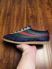 Gucci Falacer Lurex GG Monogram Gum - Size 8G 8.5US 2