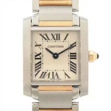 Cartier — Cartier Tank Francaise SM W51007Q4 SS Ss×yg QZ Ivory-Face — Watch — resale
