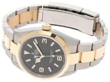 Rolex Explorer 1 124273 K18Yellow Gold / Stainless Steel 36mm Black Dial #DW130 3