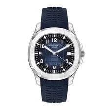 Patek Philippe — Patek Philippe Aquanaut 42MM Blue Arabic Numerals Dial White Gold — Watch — resale