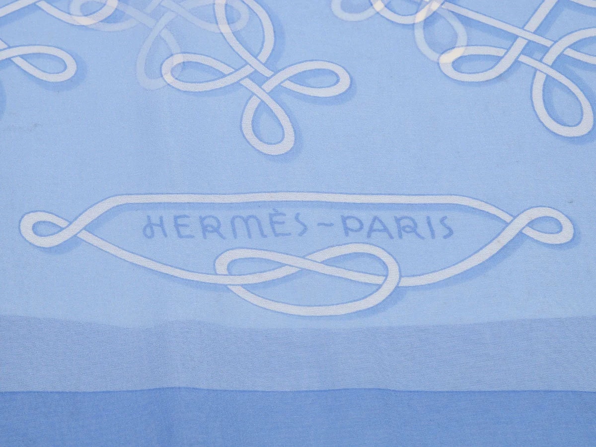 Hermès Vinci Mousseline Shawl 140cm 2