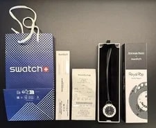 Swatch — Swatch Royal Pop “Ocho Negro” – W/ Receipt & Authentication — Watch — resale