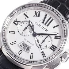 Cartier Calibre de Chronograph W7100046 Stainless Steel 42mm Automatic #KMW2216 2