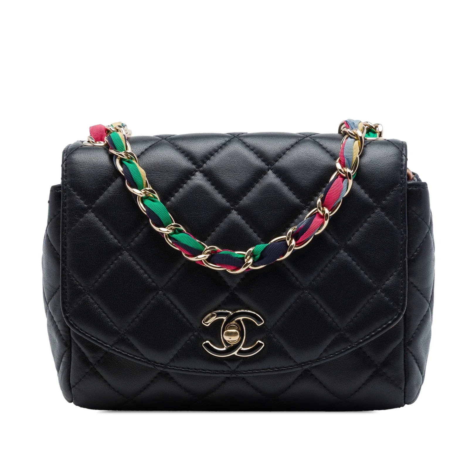 Chanel — Small Cocovado Ribbon Chain Flap — Handbag — resale