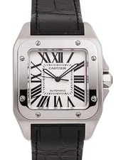 Cartier — Cartier Santos100 LM W20073X8 Stainless Steel 51.1mm Automatic 2007 #KMW3040 — Watch — resale