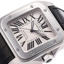 Cartier Santos100 LM W20073X8 Stainless Steel 51.1mm Automatic 2007 #KMW3040 2