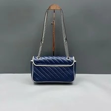 Gucci GG Marmont Chain Crossbody Auth 2