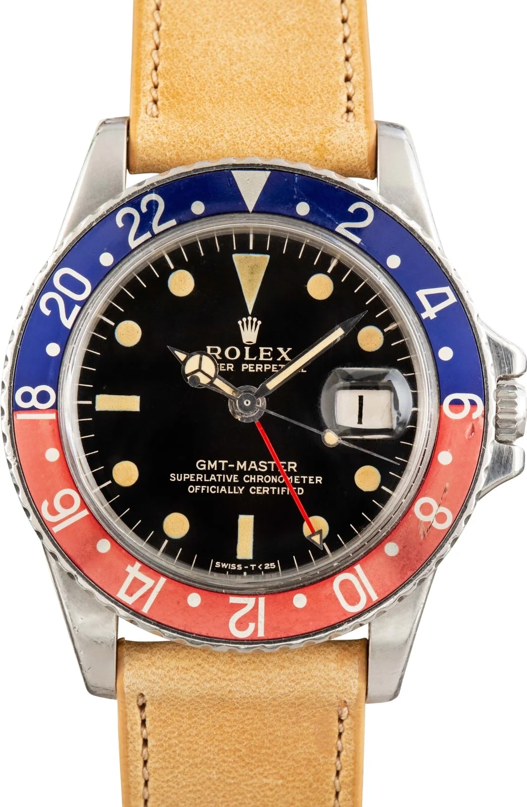 Rolex — Rolex GMT-Master 1675 Glossy Gilt Dial "Pepsi" — Watch — resale