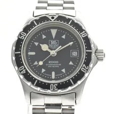 Tag Heuer — 【Near 】Tag Heuer Professional 2000 973.008 Black Dial Quartz Ladie's — Watch — resale
