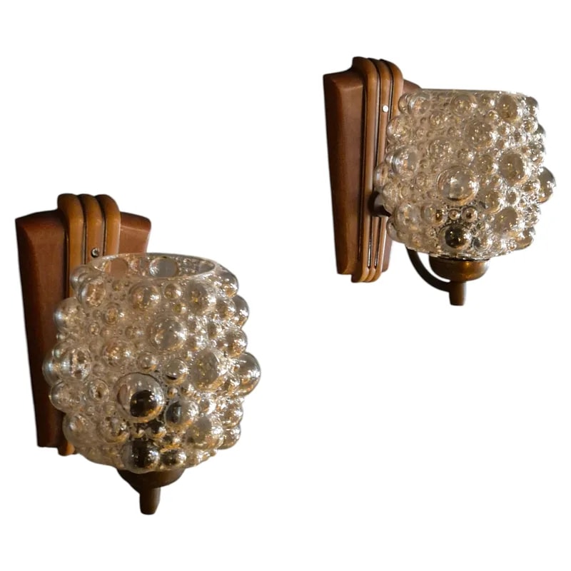Rare Decorative Wall Lights by Helena Tynell Scandinavian Finnish Modern 1940s — Furniture — resale