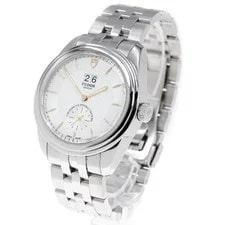 Tudor Glamour 57100 42mm SS Silver #C7344 2