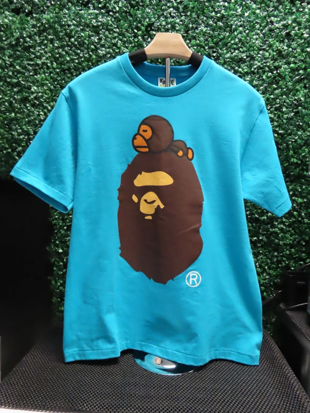 BAPE — Bape Baby Milo on Big Ape Tee — streetwear — resale