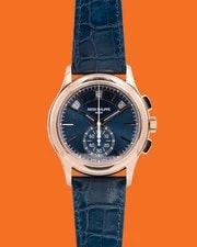 Patek Philippe — Patek Philippe Annual Calendar Chronograph 42mm 5905R-010 Rose Gold Blue 2026 — Watch — resale