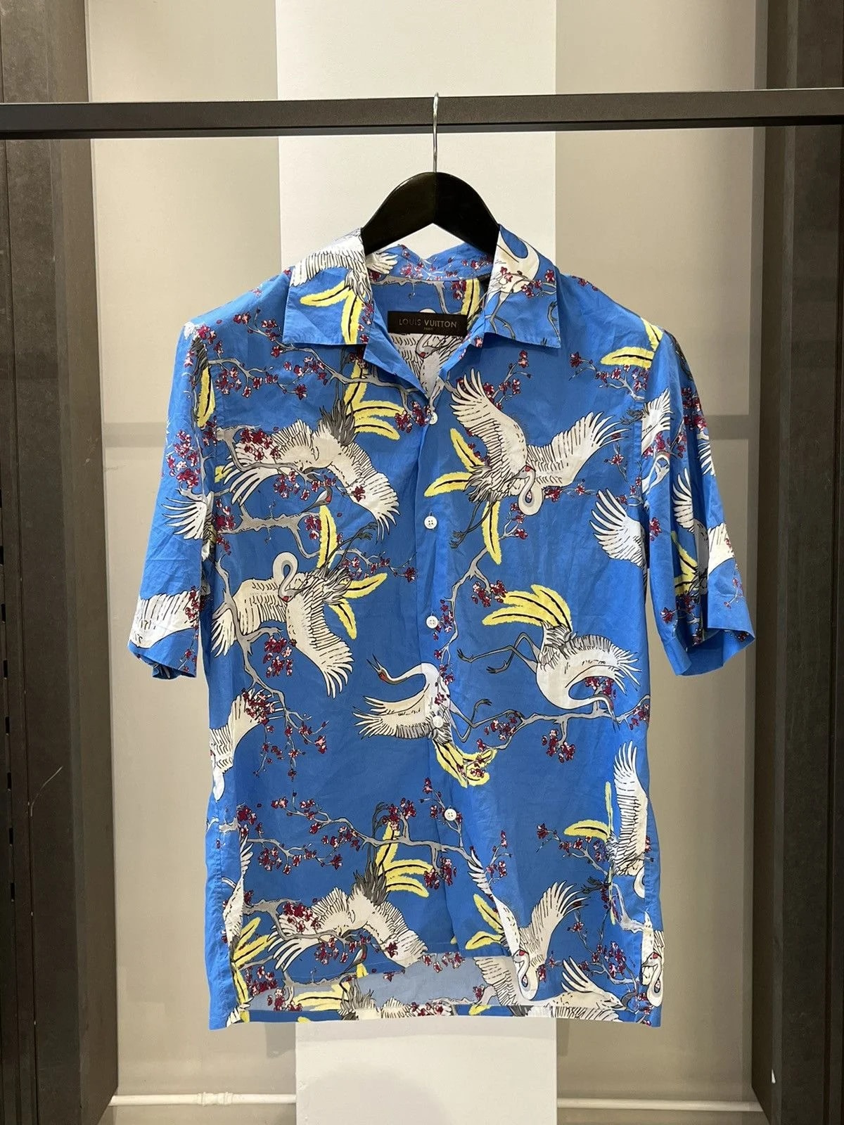 Louis Vuitton — Louis Vuitton Kim Jones Crane Hawaii Bowling Shirt — streetwear — resale