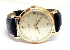 18k Rose Gold IWC Shaffhausen Winding 1950s Cal 89 Serviced Exlnt 3