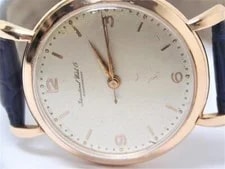 18k Rose Gold IWC Shaffhausen Winding 1950s Cal 89 Serviced Exlnt 4