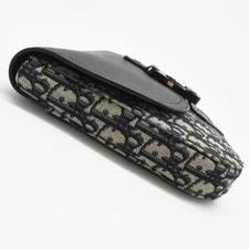 Christian Dior Saddle A5 PouchClutch canvas15-BO-1201 4