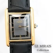 Cartier — Cartier Must Tank LM Gray X Black Roman Dial GSV925 SV925 Wa — Watch — resale