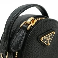 Prada Round Chain Crossbody Mini 1NR023 Auth 4