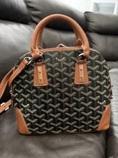 Goyard Chevron Satchel Top Handle Zip Detachable Strap 2