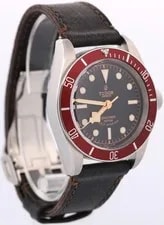 2016 Papers Tudor Heritage Black Bay RED Steel Smiley 41mm 79220R BOX 4