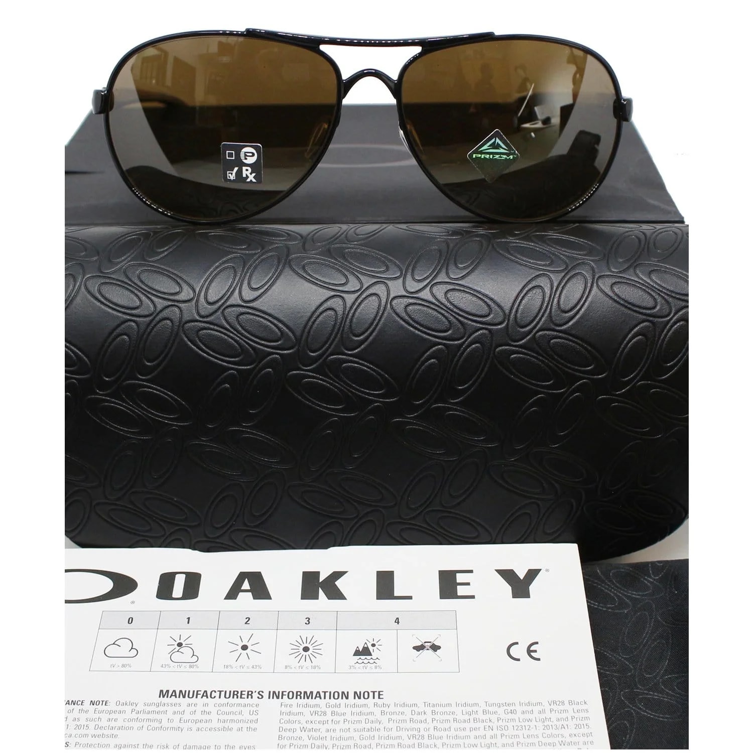 Oakley OO4108-18 Tie Breaker Polished Sunglasses Prizm Tungsten Lens 2