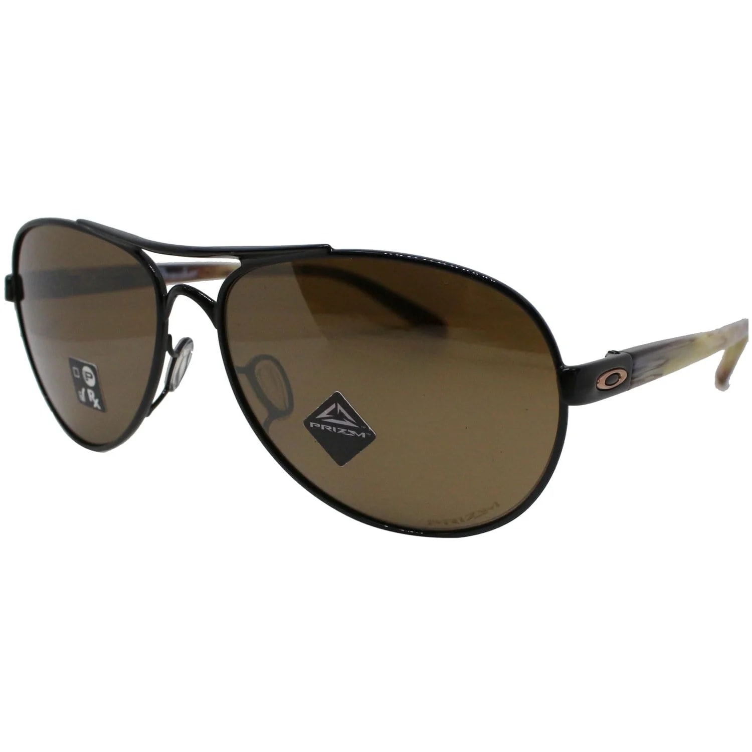 Oakley OO4108-18 Tie Breaker Polished Sunglasses Prizm Tungsten Lens 3