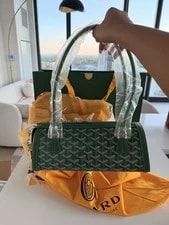 Goyard Bonbonnière HandbagGREEN FullPackaging + Receipt 4