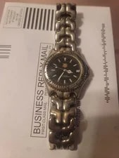 Tag Heuer — TAG Heuer Professional Diver Quartz Stainless Steel Black Dial — Watch — resale