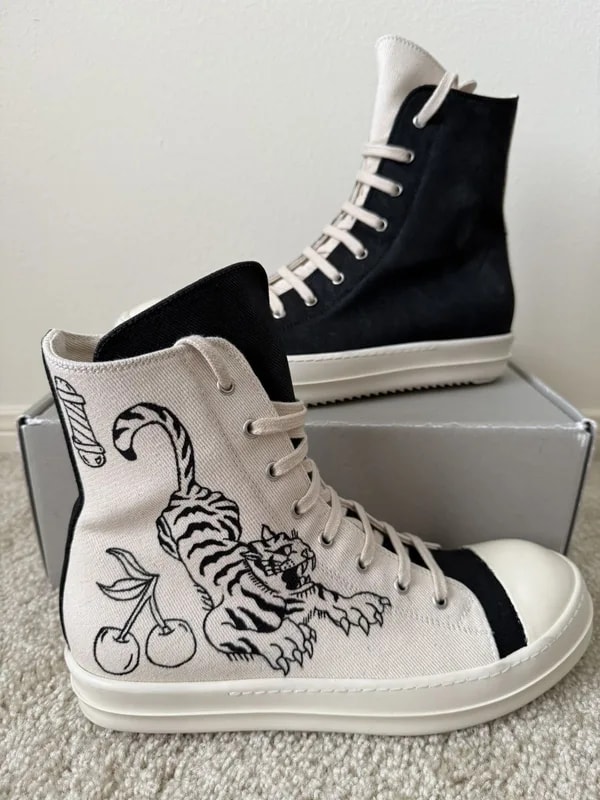 Rick Owens — Custom Rick Owens Drkshwd — Sneaker — resale