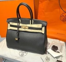 Hermès — Hermes Birkin 35 With Hardware R Stamp J032310 155274016 — Handbag — resale