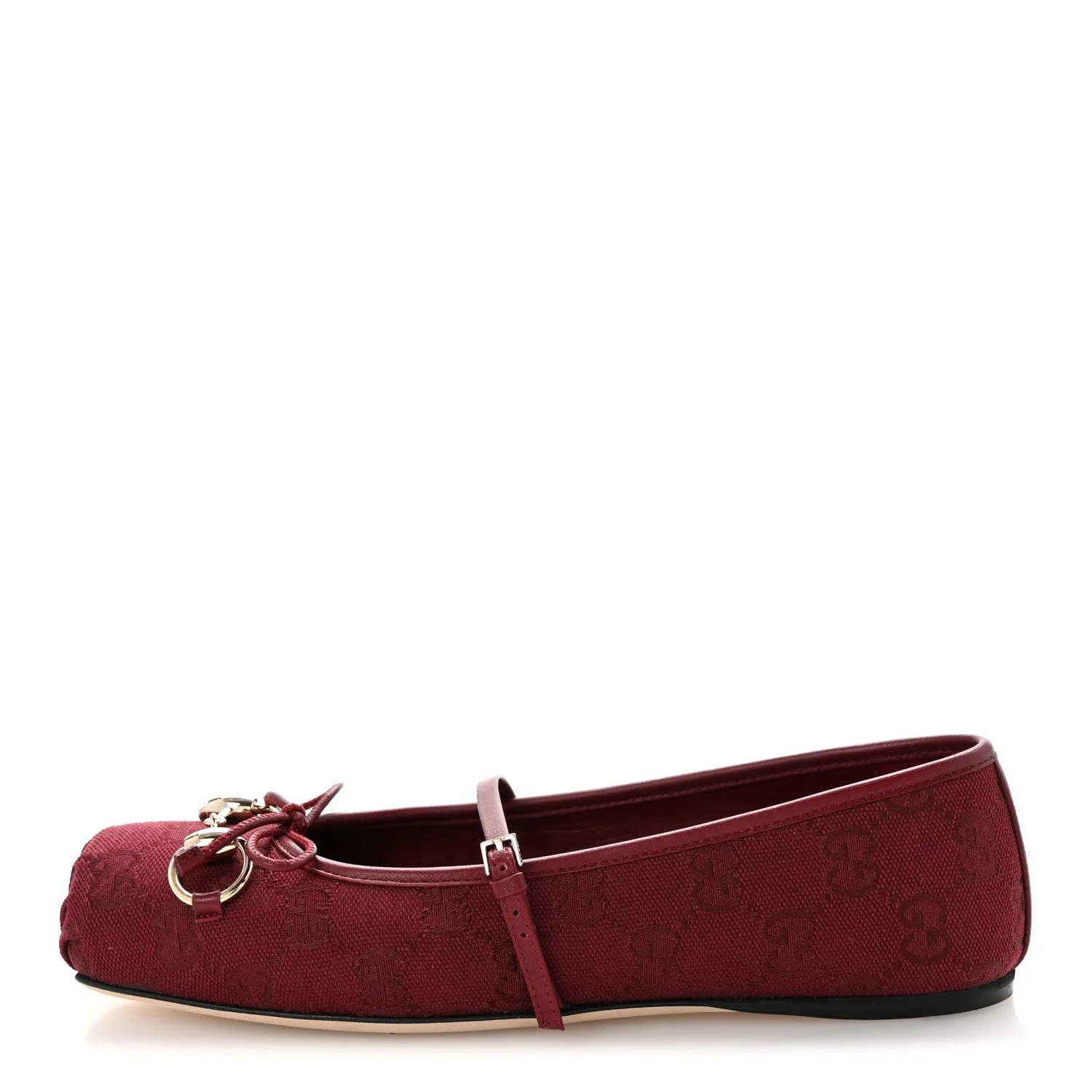 Gucci — GG Horsebit Ballet 36.5 Ancora — Designer Shoe — resale