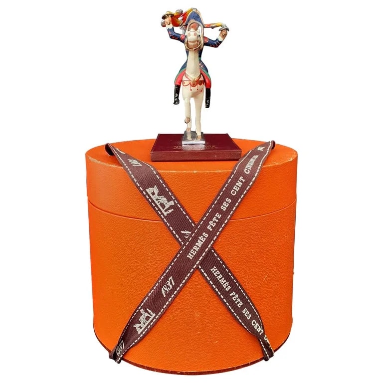 Hermès — Hermès Celebrates Its 150th Anniversary Figurine Rider Horse 1837-1987 — decorative_object — resale