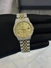 Rolex — Rolex Datejust 36 Custom Champagne Dial on Custom Bracelet 116233 With Box — Watch — resale
