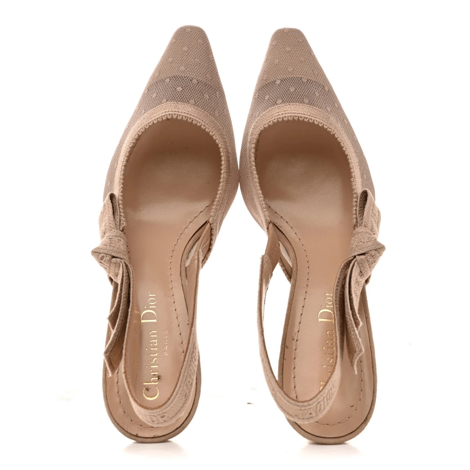 Ribbon J'Adior Slingback 65mm 35.5 Nude 2