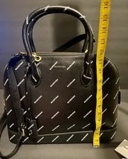 Balenciaga AllOver Logo M Ville Top Handle 3