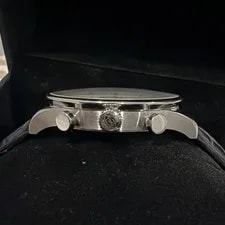 IWC Portugieser Chronograph Automatic White Dial Black Leather Strap W/ Box 3