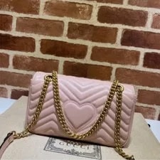 Gucci GG Marmont Chain Heart Accent Logo 3