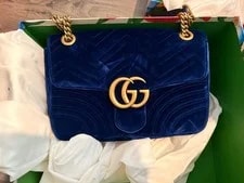 Gucci — Gucci GG Marmont Chain Strap Snap W/ Dust — Handbag — resale