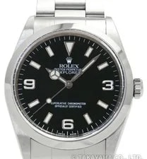 Rolex — Rolex Explorer 1 14270 Automatic 36mm Black Dial Box Papers — Watch — resale