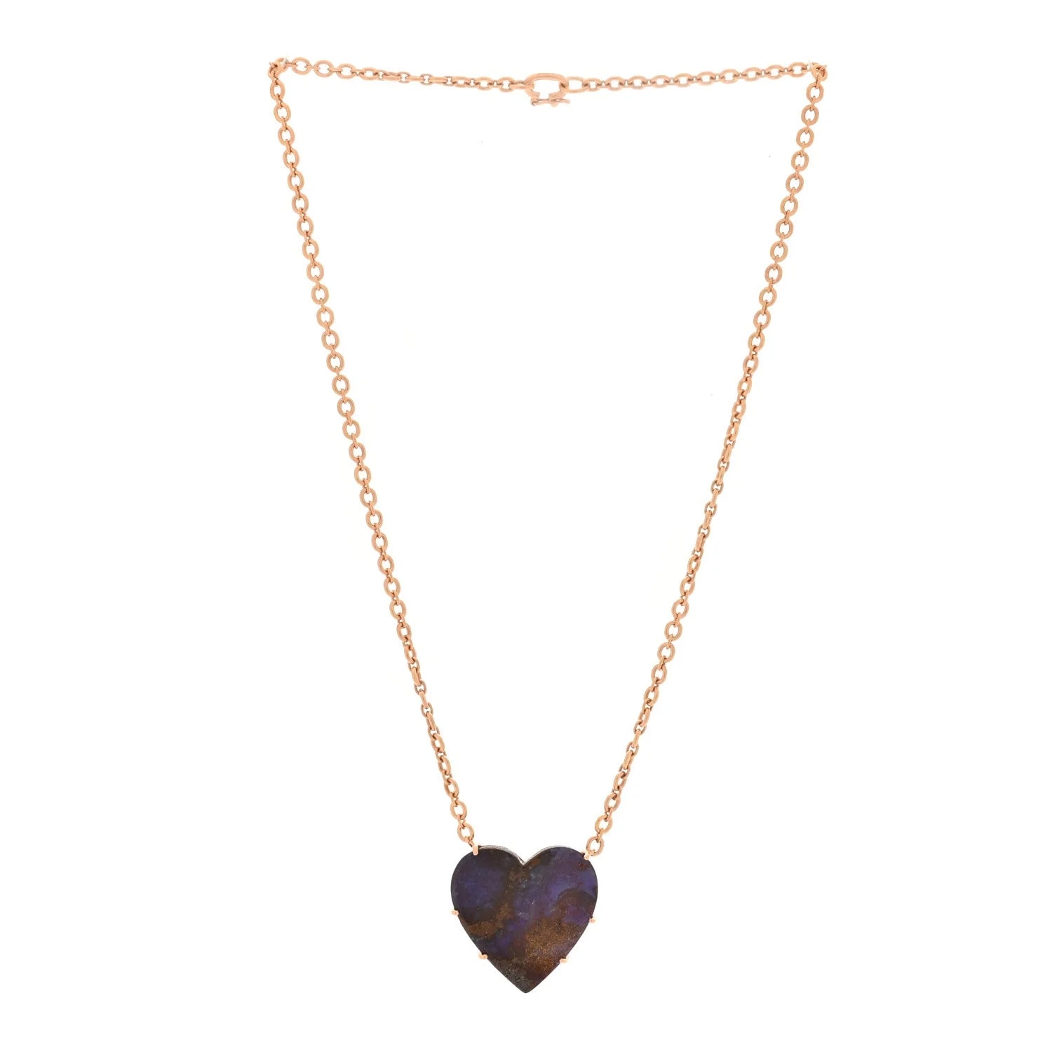 18K Rose Gold Boulder One of A Kind Love 3