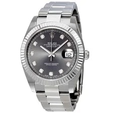 Datejust 41 Rhodium Diamond Dial Automatic 126334RDO 2