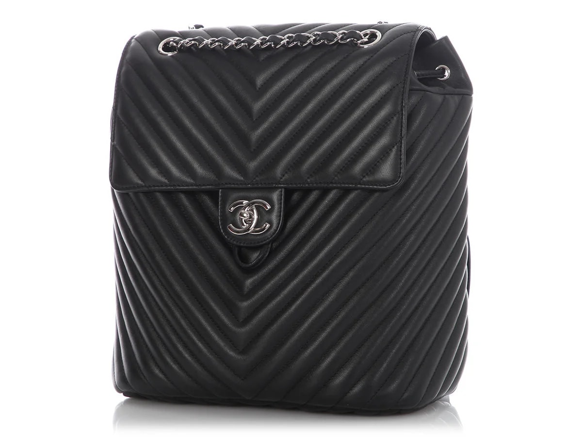 Chanel Large Chevron- Urban Spirit Backpack 3