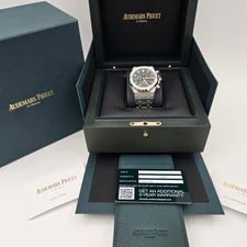 Audemars Piguet Royal Oak Chronograph 41mm 26240ST Green Dial Steel Box Papers 3