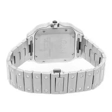 Cartier Santos de Steel Auto 39.8mm Gray Dial Bracelet WSSA0037 4