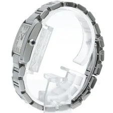 Cartier Tank Française SM W51008Q3 Stainless Steel WomenWatch Silver 3