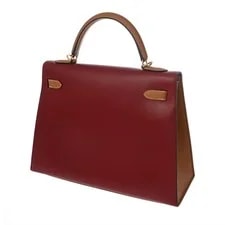Hermes Kelly 32 Woven Vivid / Dark / × Hardware #W334 2